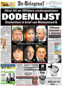 Černá listina islamistů: politici a umělci na odstřel