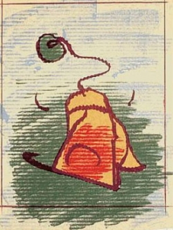 Litografie Tea bag od Claese Oldenburga