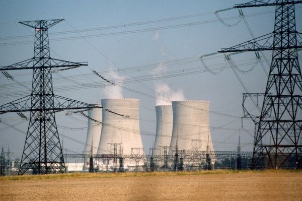 Jaderná elektrárna Temelín. 