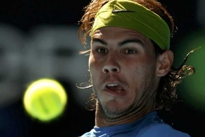 Světov&aacute; tenisov&aacute; jednička &Scaron;paněl Rafael Nadal.