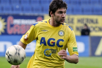 Útočník fotbalistů Teplic Smejkal se na jihu Čech neprosadil.