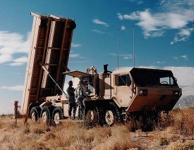 Sarkozy proti raketám před i za železnou oponou (na snímku Thaad).