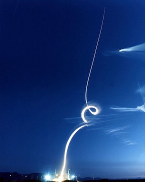 Vypuštění antirakety THAAD.