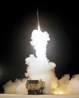 Odplálení antiraklety THAAD.