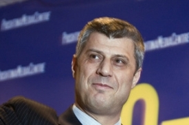 Kosovsk&yacute; premi&eacute;r Hashim Tha&ccedil;i.