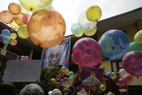 Stoupenci tibetské nezávislosti v Nepálu.