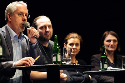 Tisková konference iniciativy pro kulturu.