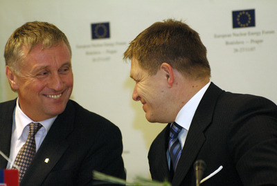 Mirek Topolánek a slovenský premiér Fico.