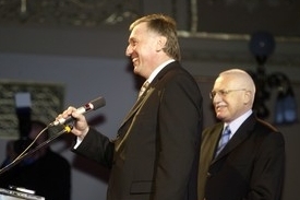 Mirek Topolánek a Václav Klaus.