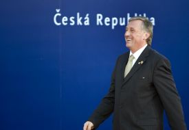 premiér Topolánek na summitu v Lisabonu premiér Topolánek na summitu v Lisabonu