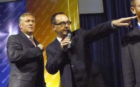 Premiér Topolánek měl na sjezdu lidovců ostrý projev.