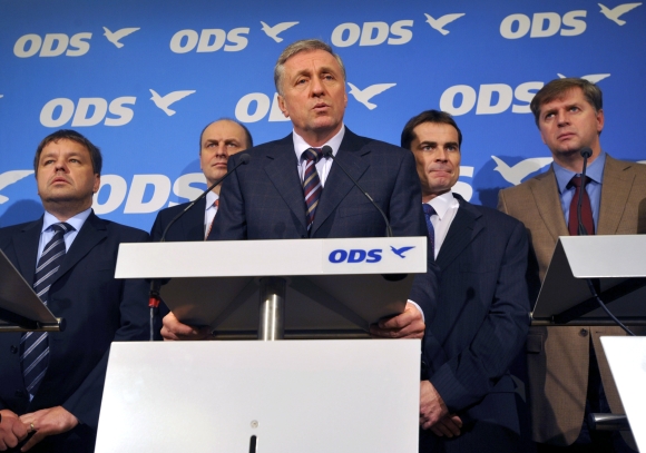 Šéf vlády Mirek Topolánek.