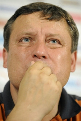 Tren&eacute;r česk&eacute; fotbalov&eacute; reprezentace do 21 let Jiř&iacute; Kotrba.