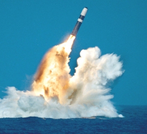 Raketa typu Trident-II.