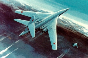 Bombardér Tu-162 Blackjack.