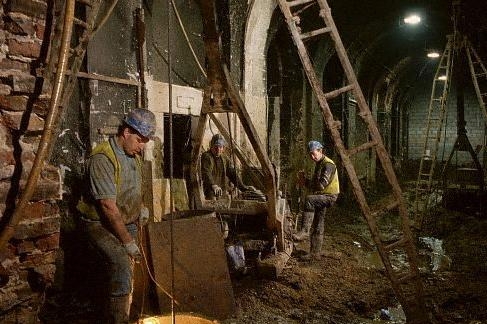 Rekonstrukce tunelů pod Londýnem.