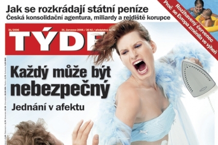 Titulní stránka Týdne. 