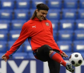 Tomáš Ujfaluši na tréninku.