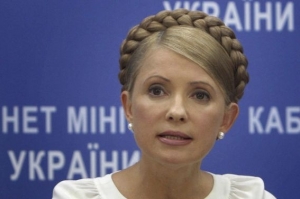 Premi&eacute;rka Ukrajiny Julia Tymo&scaron;enkov&aacute;.