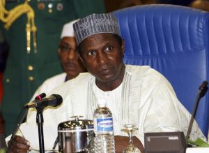 Nigerijský prezident Umaru Musa Yar'Adua, červen 2007