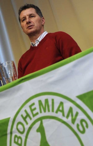 Luboš Urban, kouč fotbalistů Bohemians Praha. Luboš Urban, kouč fotbalistů Bohemians Praha.