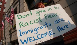 Protesty proti imigraci v Rochesteru