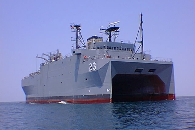 USNS Impeccable je zbudovaná speciálně k pozorování oceánů. USNS Impeccable je zbudovaná speciálně k pozorování oceánů.