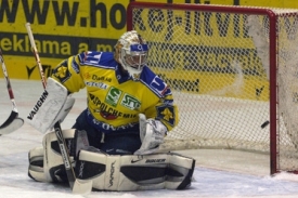 Petr Přikryl, g&oacute;lman hokejistů &Uacute;st&iacute; nad Labem