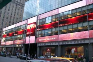 Ústředí Lehman Brothers v New Yorku letos v srpnu.