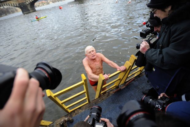 Nejstarší účastník závodu: pětadevadesátiletý Ladislav Nicek.