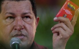 Venezuelský prezident Hugo Chávez.