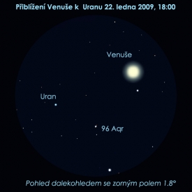 Venu&scaron;e bude z&aacute;řit mnohem jasněji než Uran.