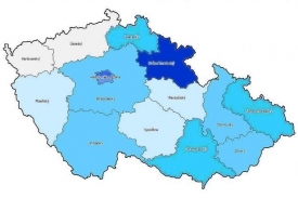 Nejnavštěvovanější kraje v zimě.