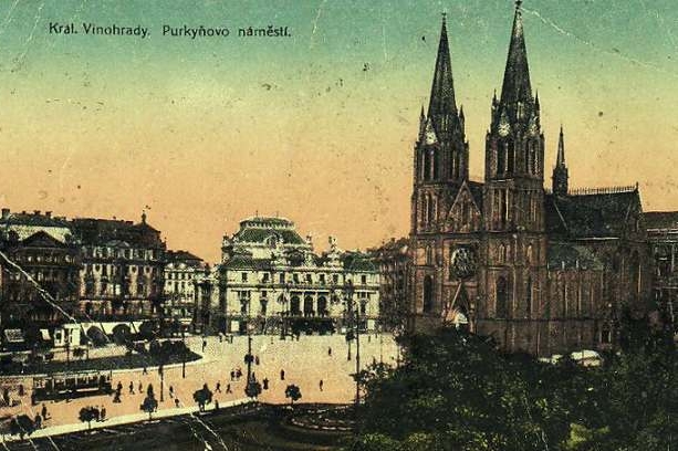 Královské Vinohrady, místo bestiální vraždy z 22. února. Královské Vinohrady, místo bestiální vraždy z 22. února.