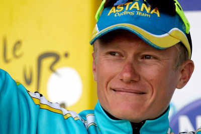 Cyklista Alexander Vinokurov