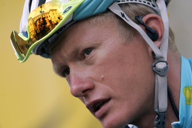 Kazašský cyklista Alexander Vinokurov. Další účastník Tour de France, který dopoval?