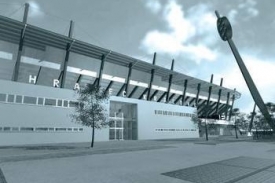Vizualizace nov&eacute;ho stadionu.
