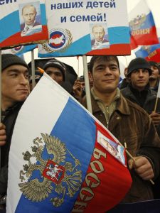 Stoupenci Vladimira Putina