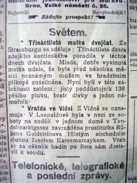 Vražda ve V&iacute;dni.