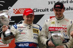 Český jezdec David Vršecký (vpravo)