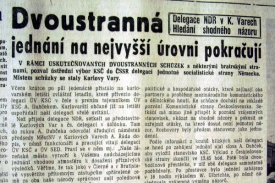 Do Karlových Varů přijel další německý vůdce.
