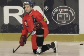 Kapitán českých hokejistů David Výborný