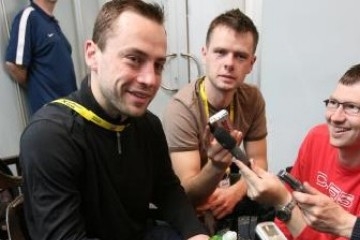 David Výborný (na snímku v rozhovoru s novináři). David Výborný (na snímku v rozhovoru s novináři).