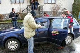 Natáčení reality show Výměna manželek.