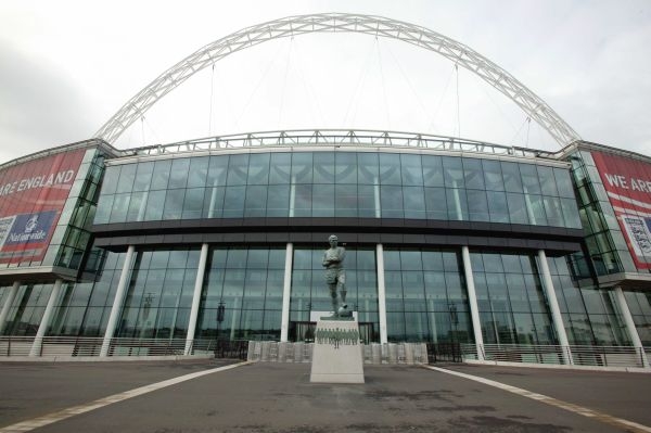 Wembley - jedna z chloub Anglie.