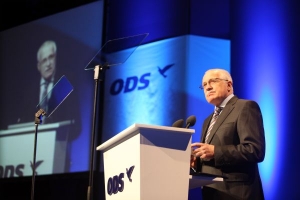 Václav Klaus na kongresu ODS.