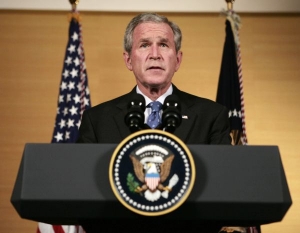 Americký prezident George Bush.