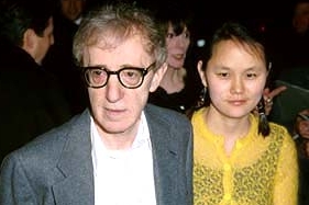 Woody Allen s manželkou.