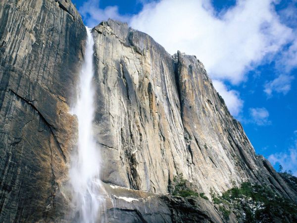 Horní Yosemitský vodopád. Horní Yosemitský vodopád.