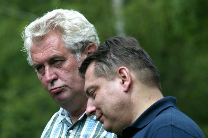 Miloš Zeman a Jiří Paroubek, když spolu ještě mluvili